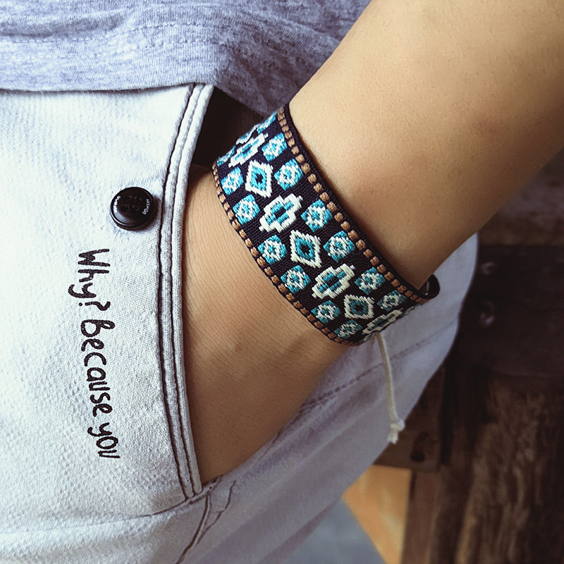 Ethnic Fashion Brand - Ethnischen Stil, Mode, Hand-woven armbänder Jacquard