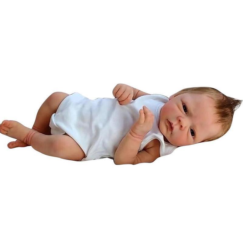Ethnic Fashion Model - Reborn-Puppen 48 CM Vollkörper Weiche Silikon