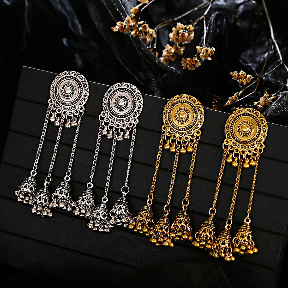 Ethnische Vintage Runde Blume  – Ethnic Indian Fashion Bewertung und Preis